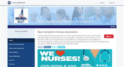 Desktop Screenshot of nhnurses.org
